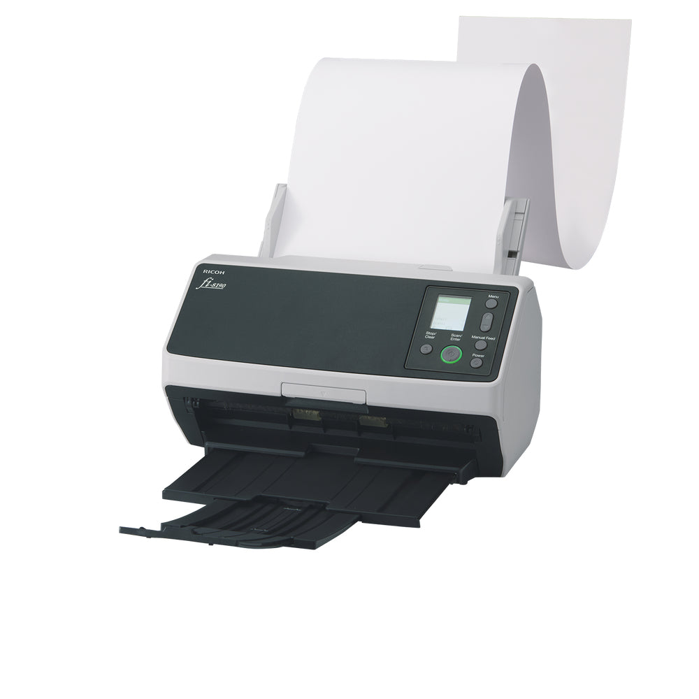Ricoh fi-8190 – Einzugsscanner, A4, Duplex, 90 ppm, ADF 100 Blatt, LAN