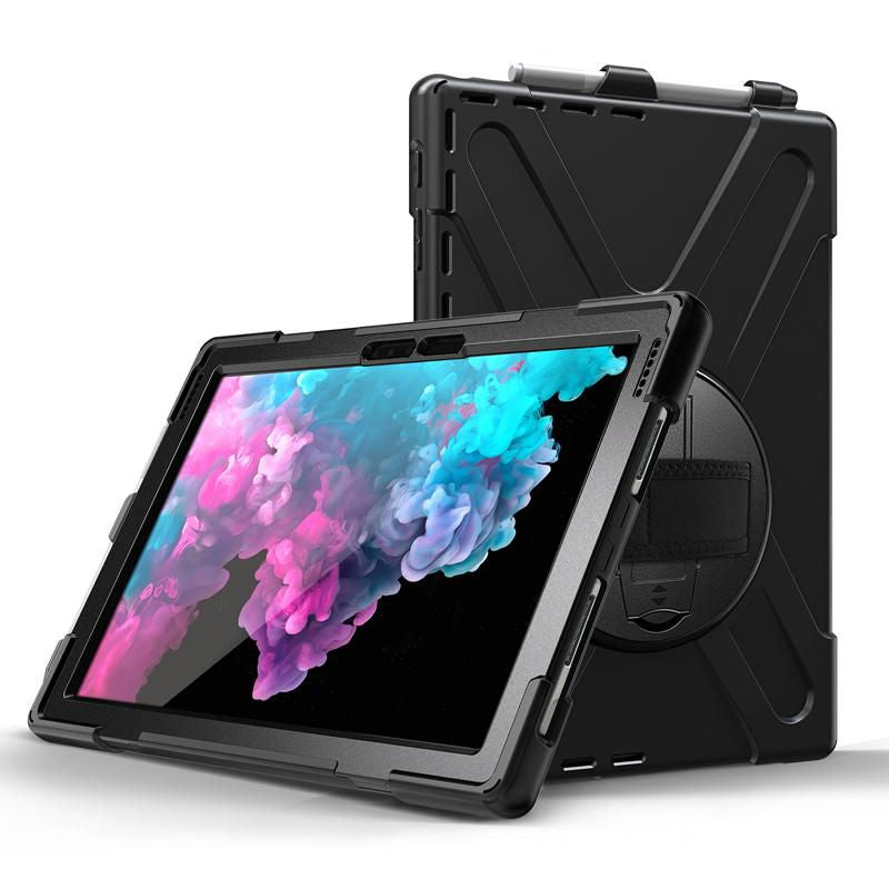 eSTUFF Tablet-Hülle für Surface Pro 4–7 12,3" – Schwarz