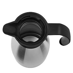 Emsa Thermoskanne – 1 l, 14,5 × 10,5 × 24,0 cm, Edelstahl/Kunststoff, doppelwandig, auslaufsicher