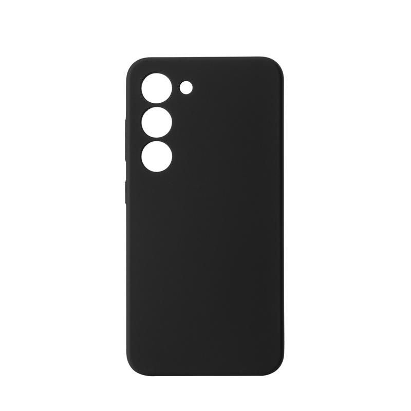 eSTUFF Backcover – für Samsung Galaxy S23, PC, Schwarz, stossfest