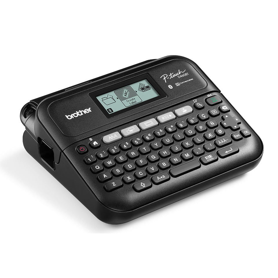 Brother PT-D460BTVP – Beschriftungsgerät für TZe-Bänder, USB, WLAN, Bluetooth, 180 × 180 dpi, 30 mm/s