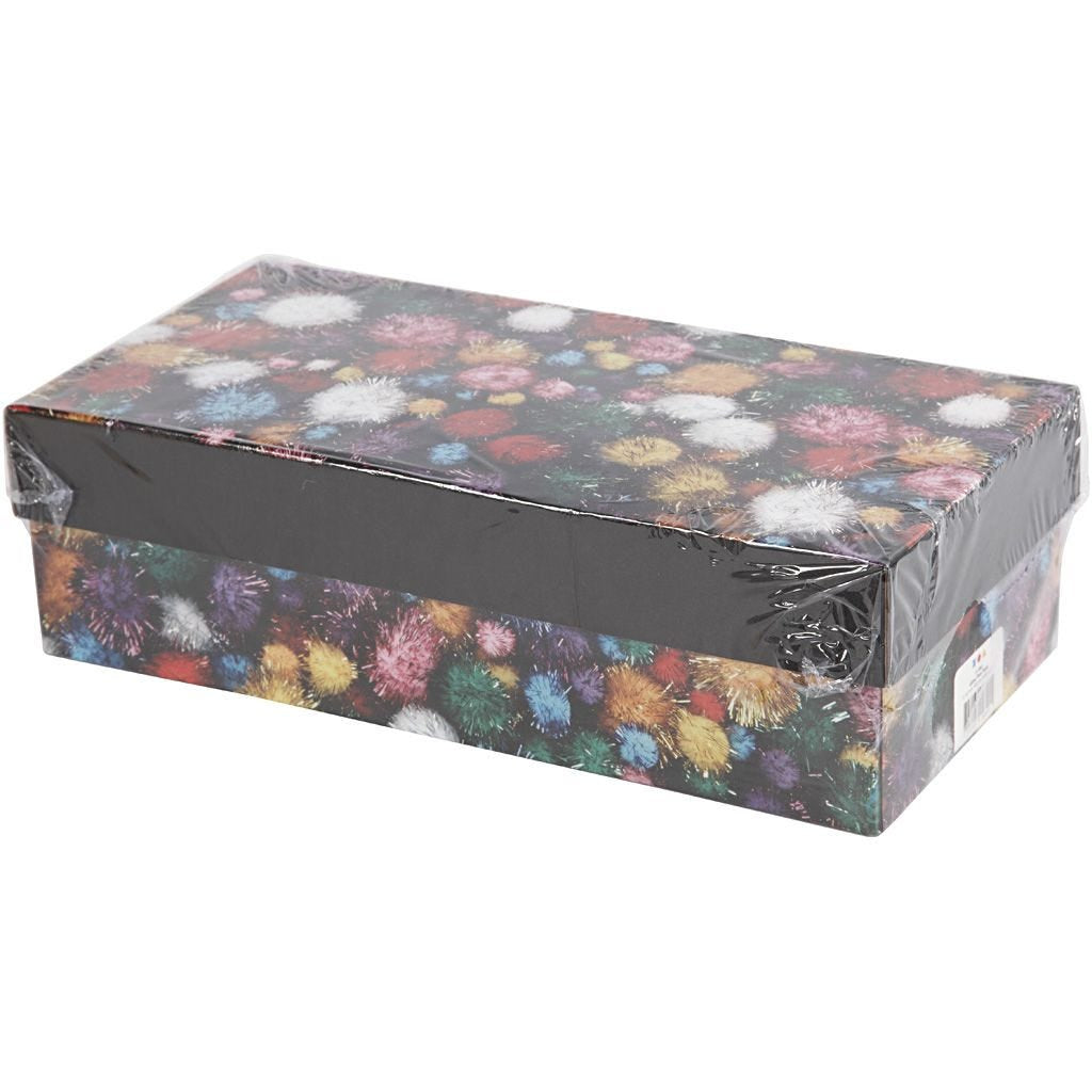 Creativ Company Dekostoff, Kunststoff, Mehrfarbig, 300 g, Pompons