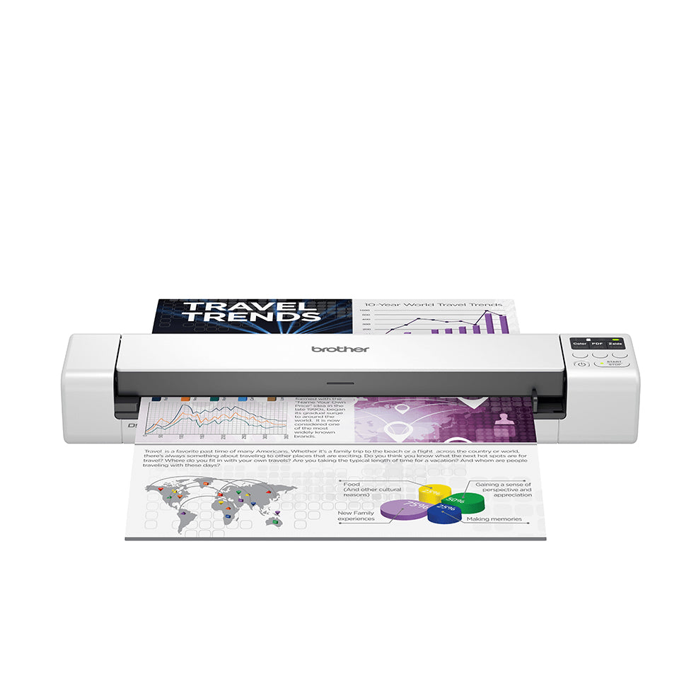 Brother DS-940DW – Dokumentenscanner, A4, Duplex, 15 ppm, 600 dpi, ADF 1 Blatt, WLAN, USB