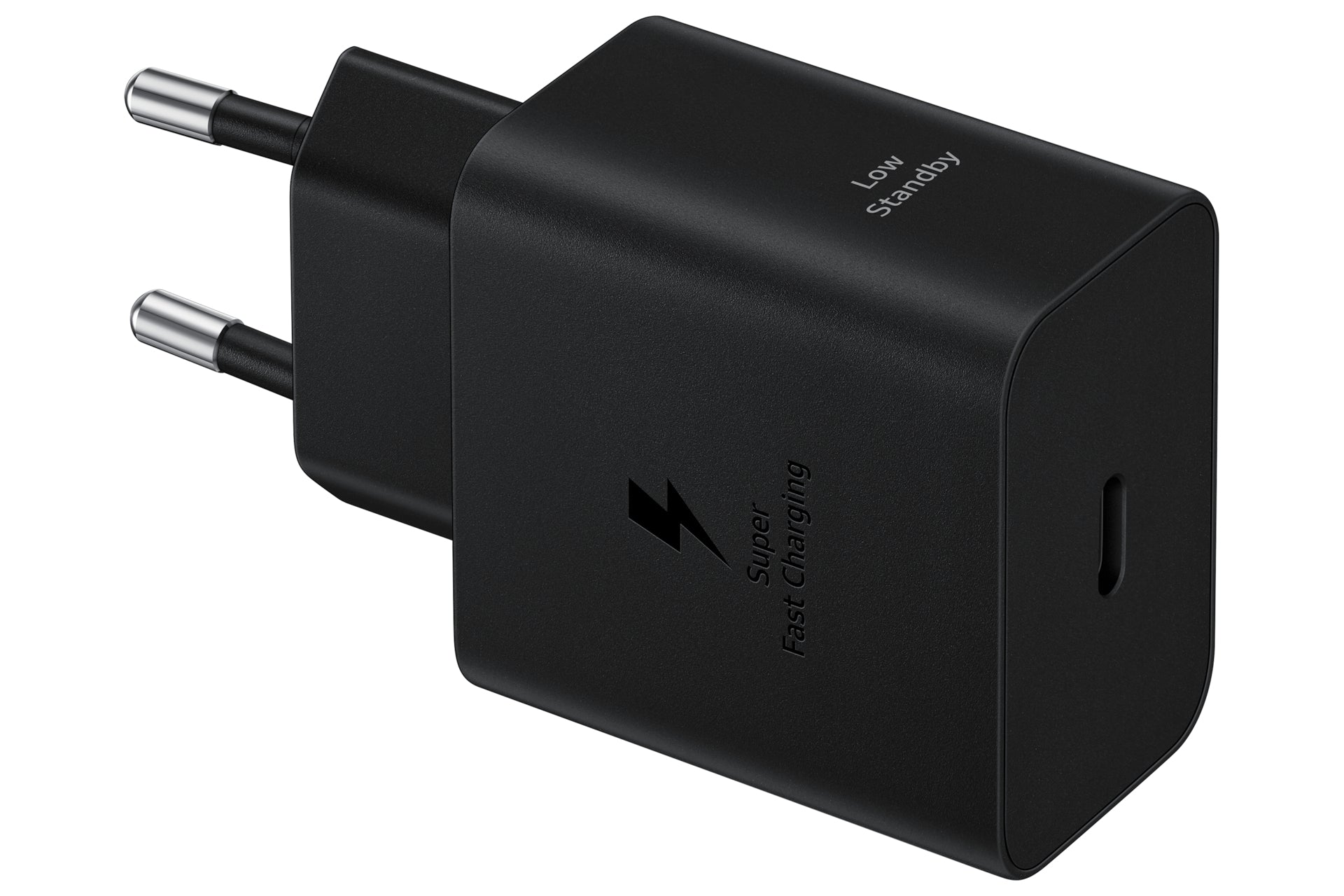 Samsung USB-Ladegerät 45 W – USB-C×1 – PD 3.0, SFC 2.0 – EU-Stecker (Typ C), 1,8 m Kabel – Schwarz