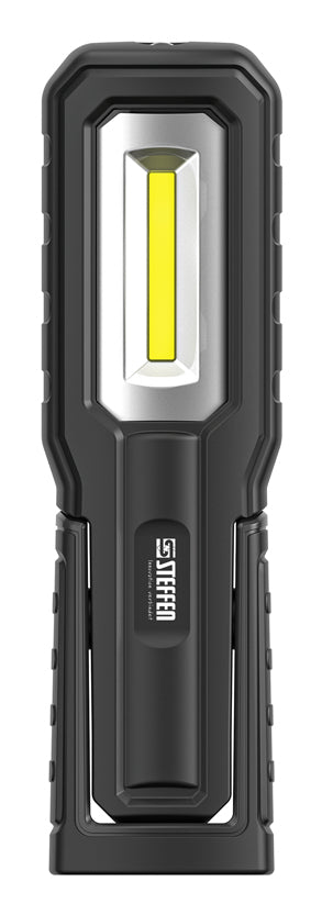 Steffen Arbeitsleuchte 65 00167 – 600 lm, 5 W, Akku 2000 mAh, IP54 – Schwarz