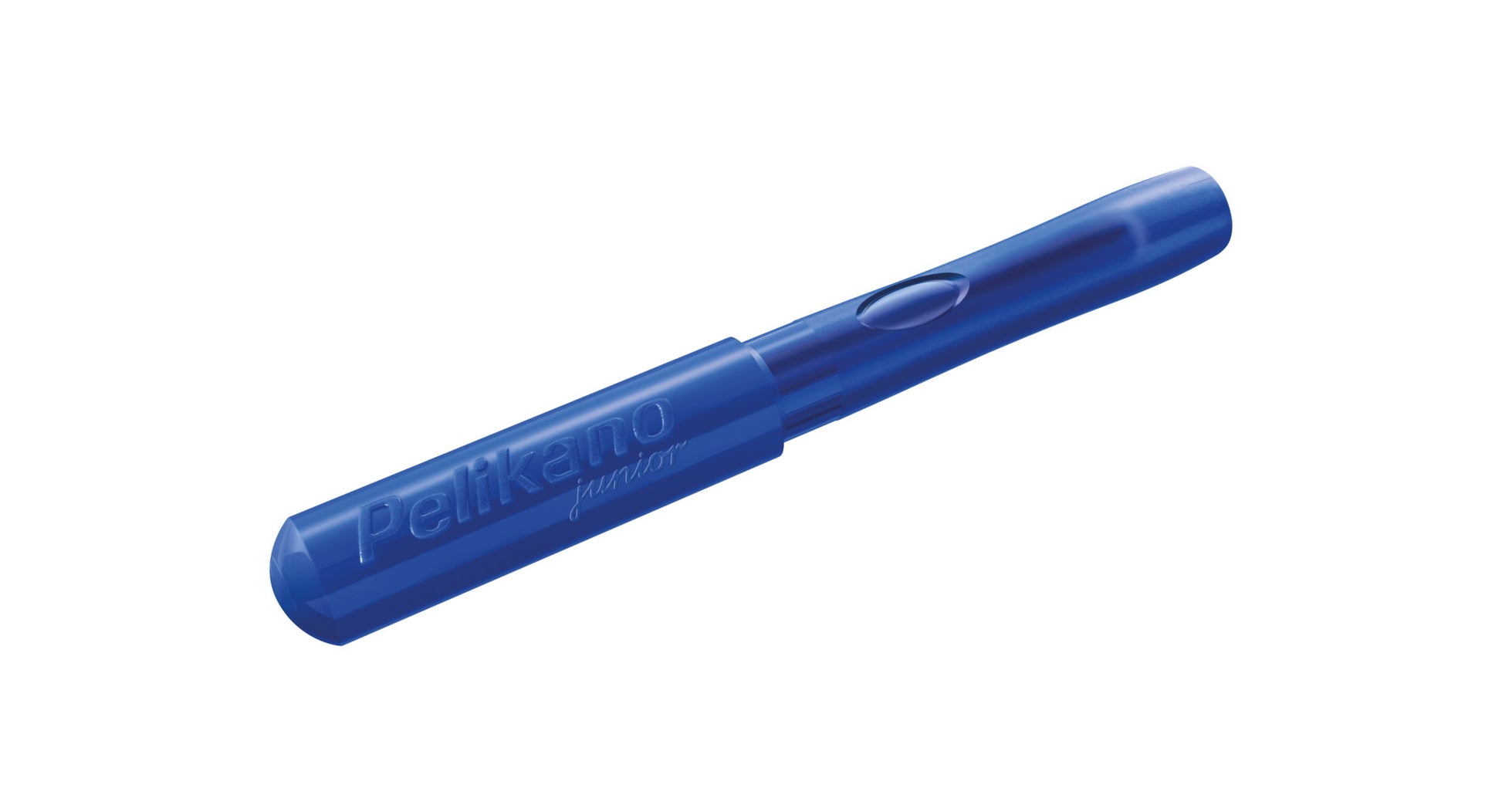 Pelikano junior – L Feder – für Linkshänder – blau – Patronen