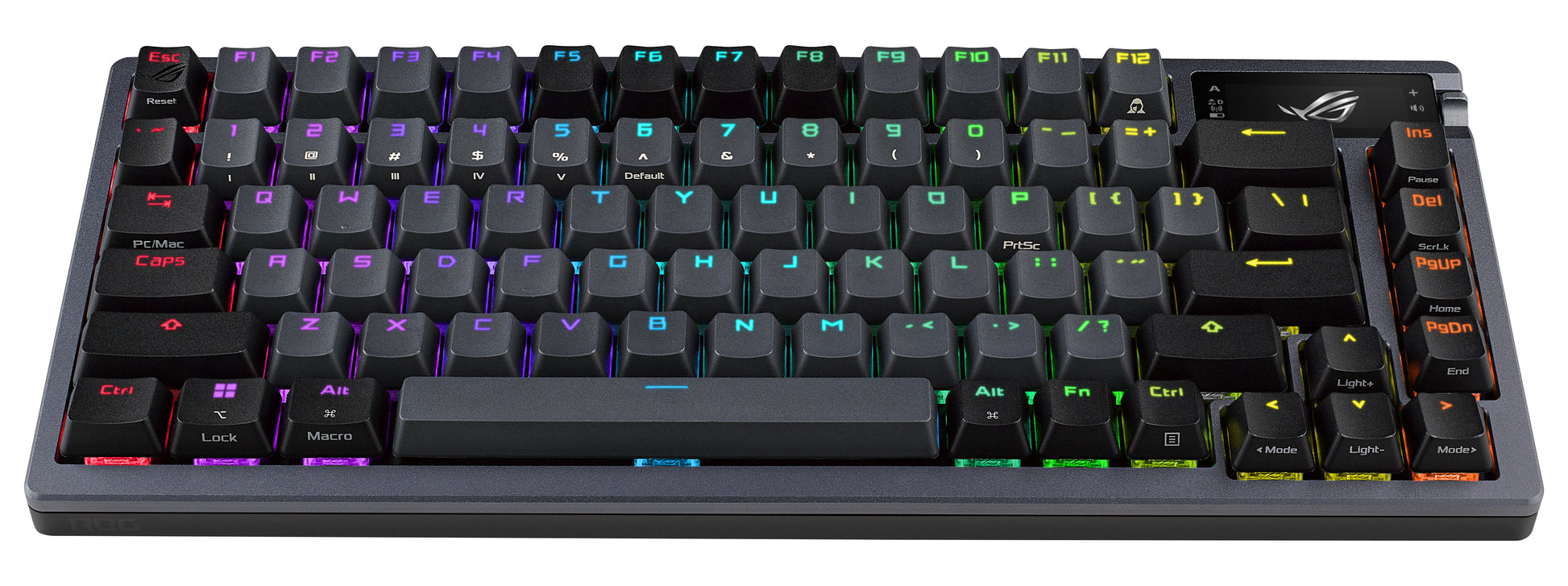 ASUS ROG Azoth – Gaming-Tastatur 75% – Mechanisch, RGB – Bluetooth & 2,4 GHz (USB-A Empfänger)