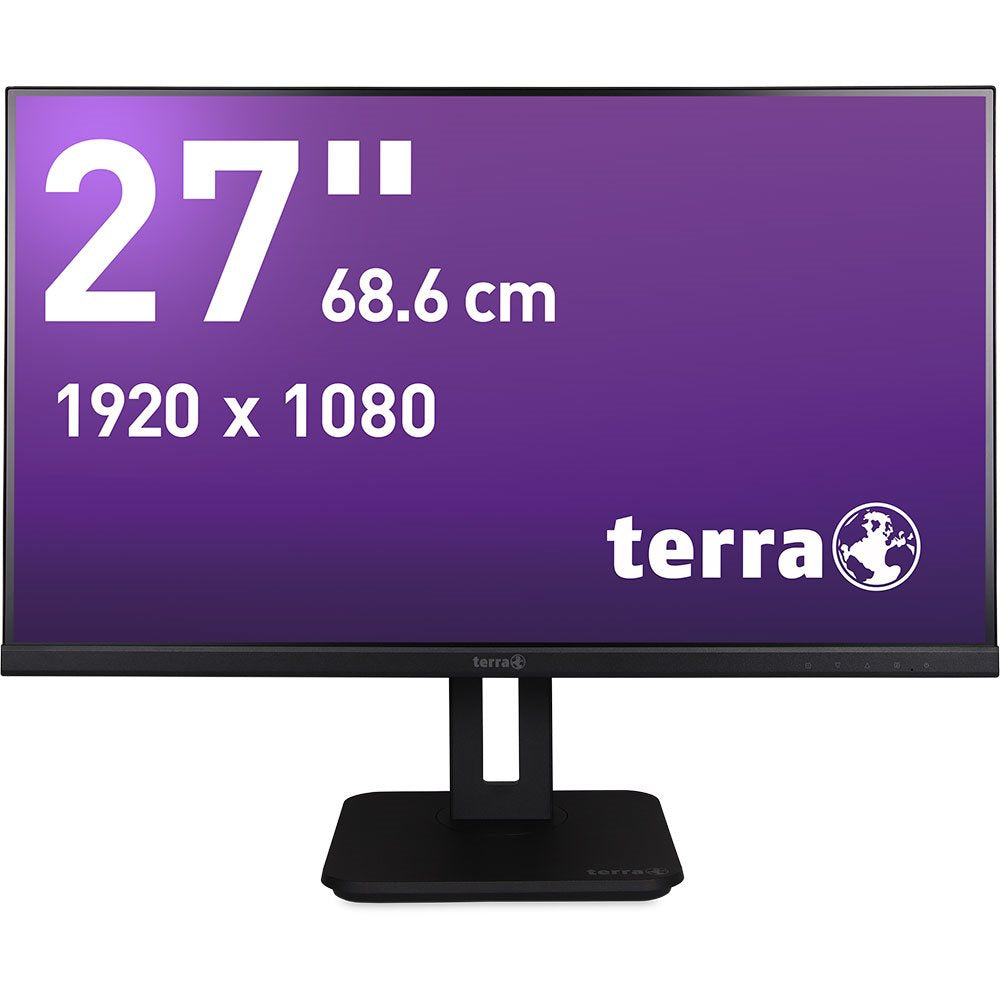 TERRA 2748W PV V3.1 – Monitor, HDMI, DisplayPort, USB-C, Schwarz