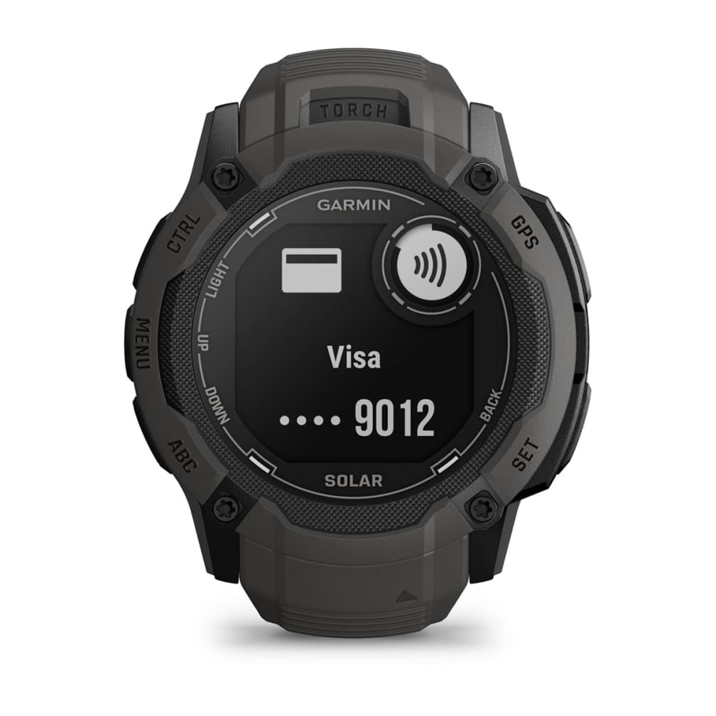 Garmin Instinct 2X Solar – GPS-Smartwatch – 50 mm, 1,1", GPS, MIP, Power Glass, 10 ATM, Graphit