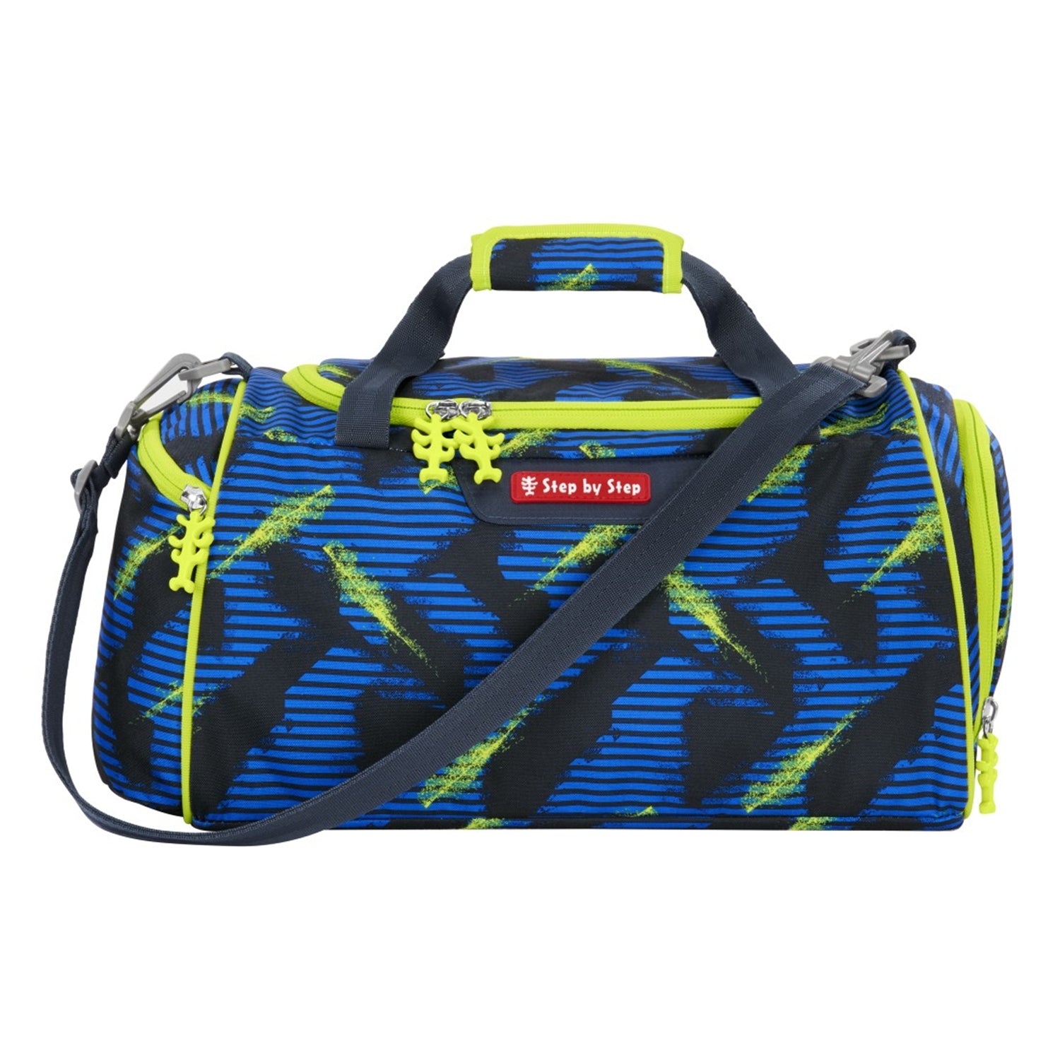 Step by Step Sporttasche – 13 l, Motiv Police Car Cody, mit Schultergurt, wasserabweisend, 38 × 20 × 23 cm