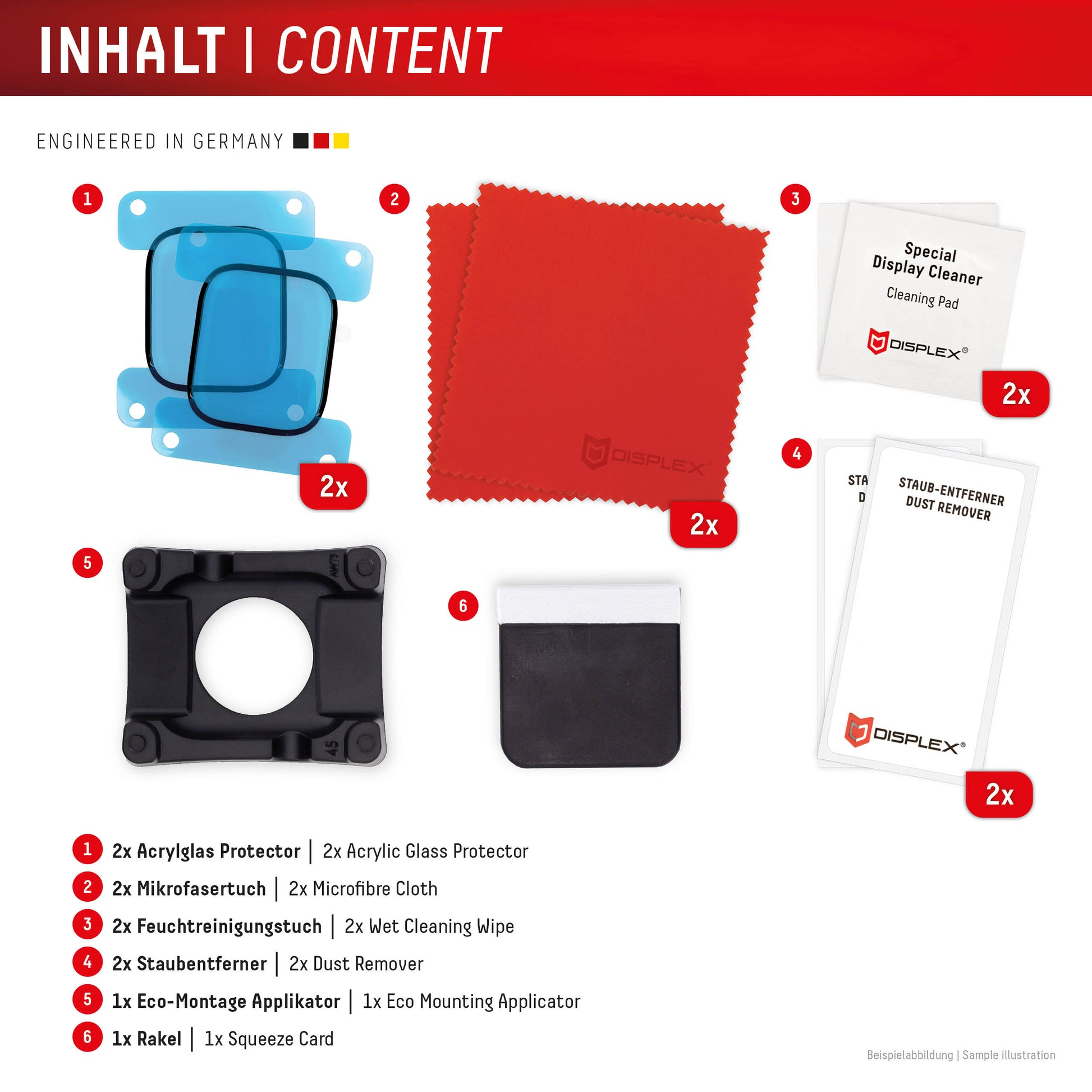 Displex Displayschutz (Panzerglas), Full Cover – für Apple Watch Series 9/8/7 41 mm
