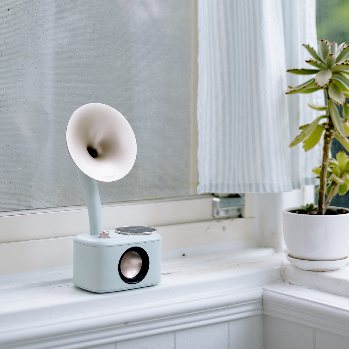 Sangean CP-100D – Tragbares DAB+ Radio, UKW, Bluetooth – Mint/Gold