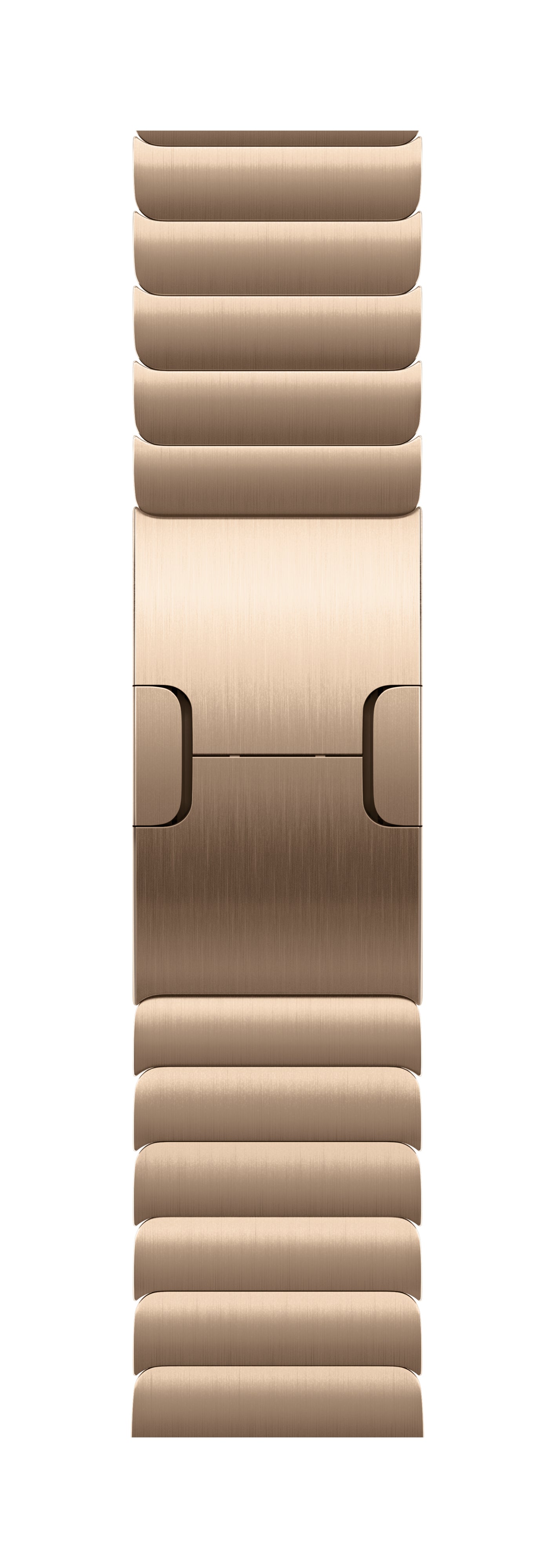 Apple 38/40/41/42 mm – Edelstahl Gold, Gliederarmband, Universalgrösse