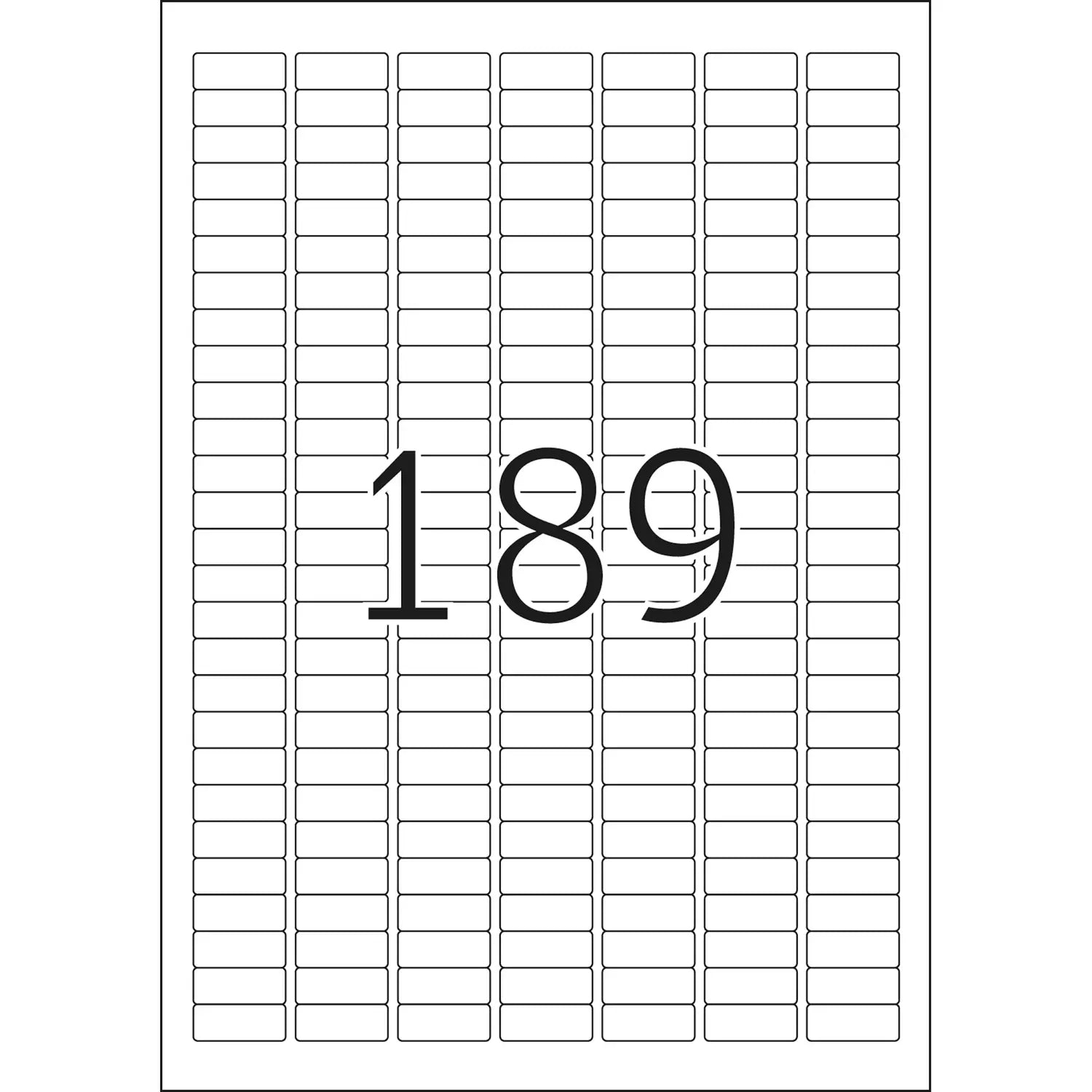 HERMA Druckeretiketten, 25,4 mm × 10 mm, weiss, Papier, ablösbar, 25 Blatt
