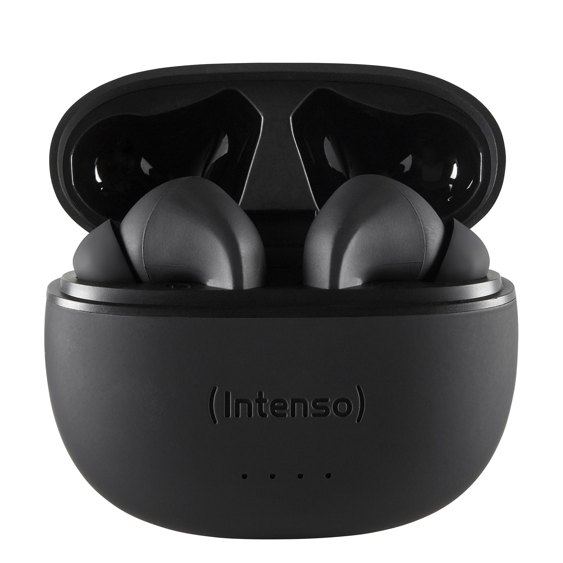 Intenso Black Buds T300A TWS In-Ear – ANC, mit Ladecase, Schwarz, BT 5.3