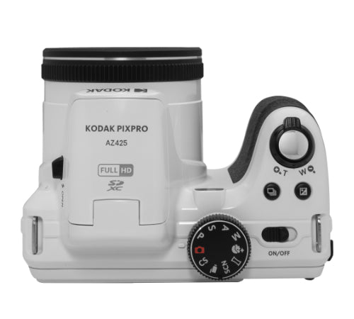 Kodak Pixpro AZ425 – Bridgekamera, 42× optischer Zoom, 20,7 MP 1/2,3", 1080p, Weiss