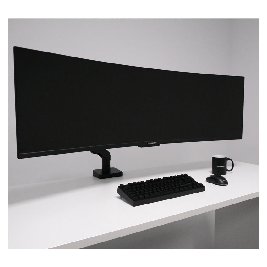 LC-Power LC-EQ-A49B – Monitorarm Tischhalterung – 17–49" – VESA 75×75/100×100 mm – bis 20 kg/Monitor