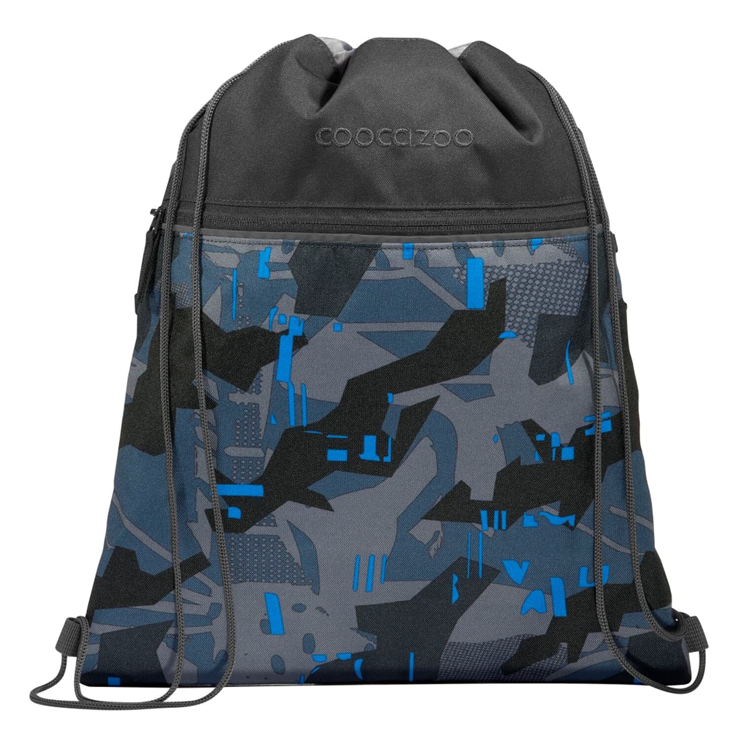 Coocazoo Sportbeutel – 10 l, Motiv Blue Craft, wasserabweisend, 34 × 43 cm