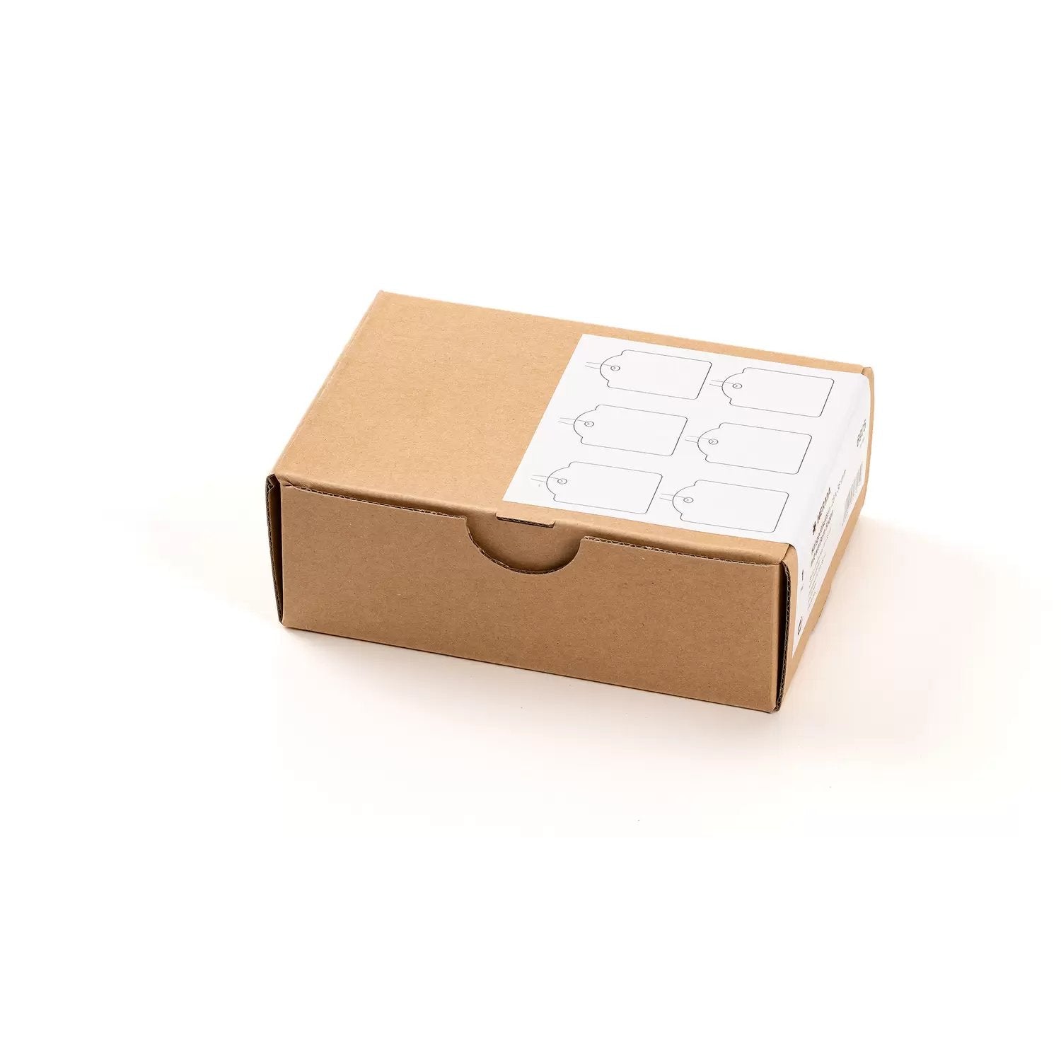HERMA Anhängeetiketten – 25 × 38 mm, Karton, weiss, mit Faden, 1'000 Stk.
