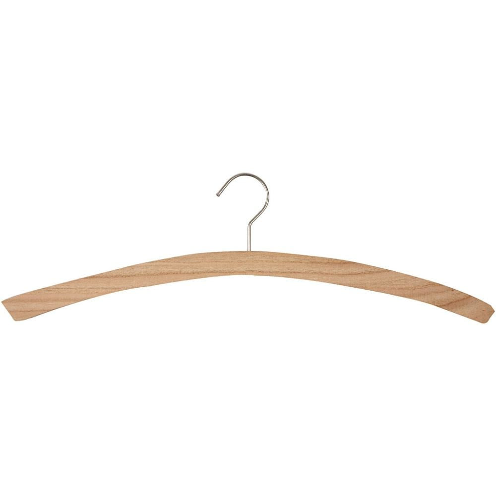 Creativ Company Kleiderbügel 42 cm – Holz – Braun