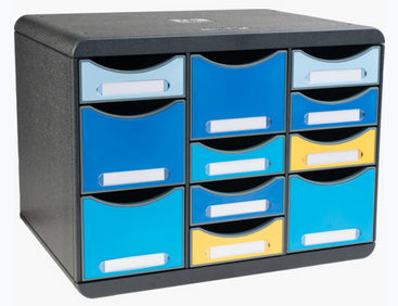 Exacompta Schubladenelement Big-Box Multi Bee Blue – 355 × 270 × 271 mm