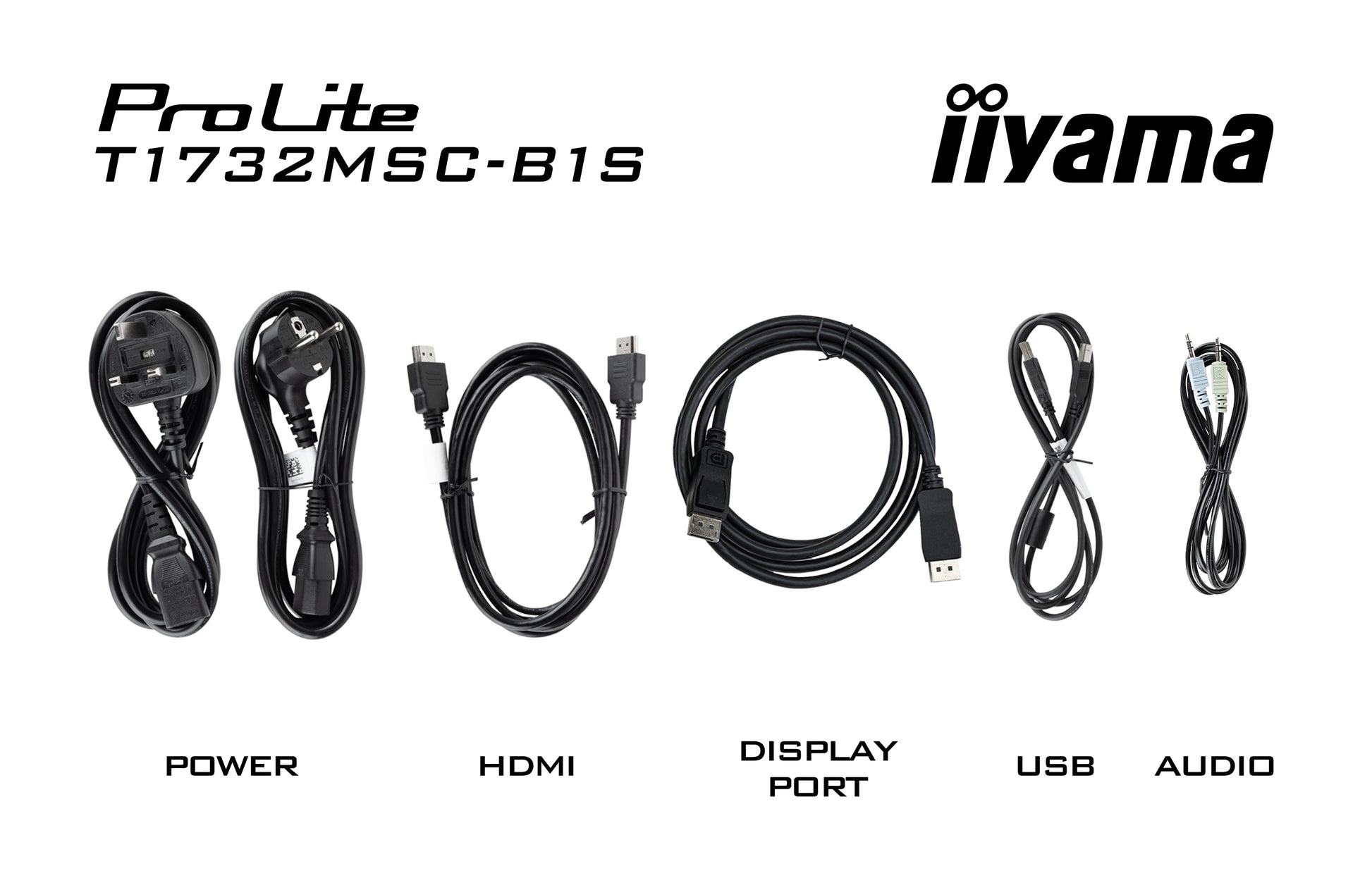 iiyama T1732MSC-B1S 17" 1280 × 1024 PCAP – VGA, Zero-Bezel, Lautsprecher