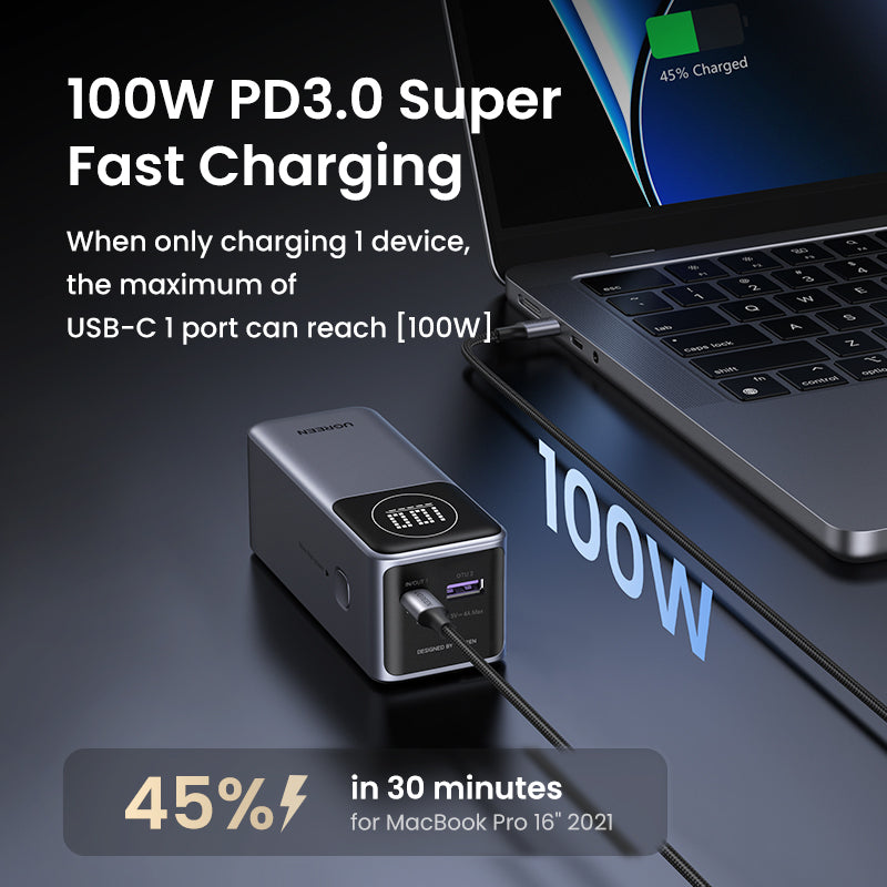 Ugreen Powerbank 12000 mAh, PD 100 W