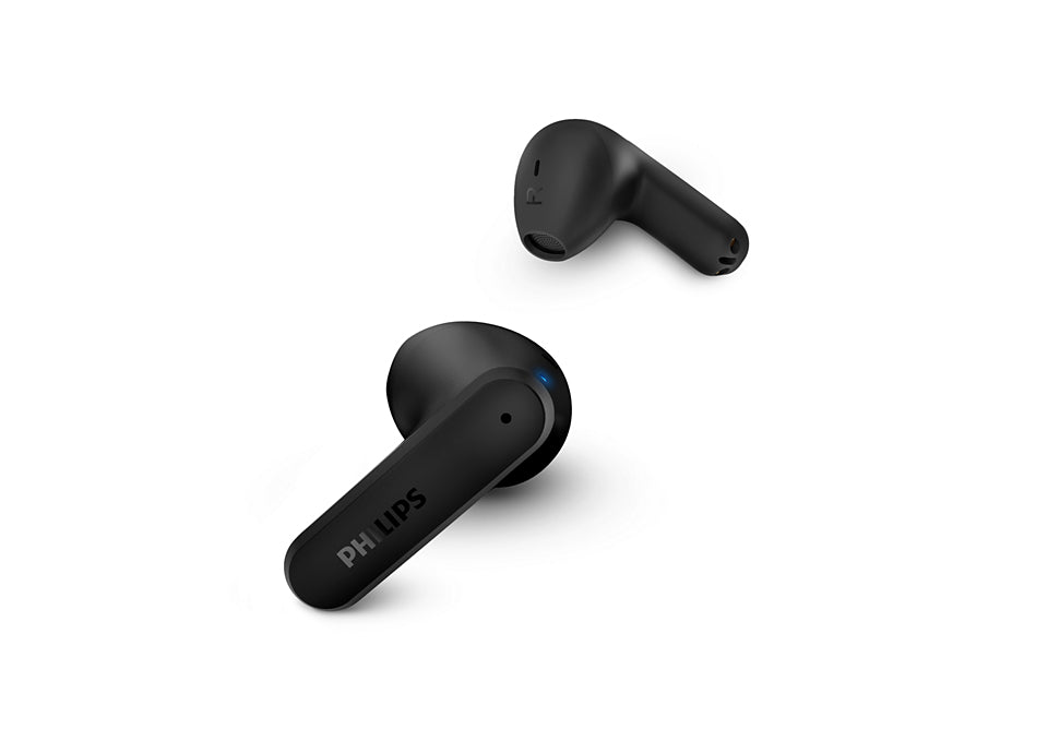 Philips TAT2139BK/00 TWS In-Ear – Stereo, mit Ladecase, Schwarz, BT 5.3