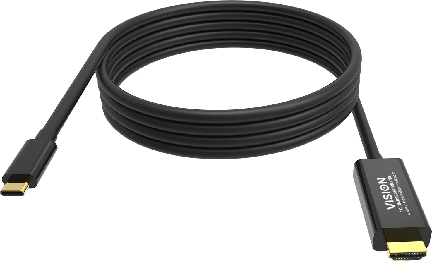 Vision USB-C auf HDMI Kabel USB 3.2 Gen 2 – 2 m – für iPad, iPhone