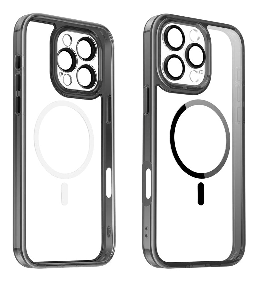 Valenta Trend MagSafe Backcover – für iPhone 16 Pro, Schwarz, TPU