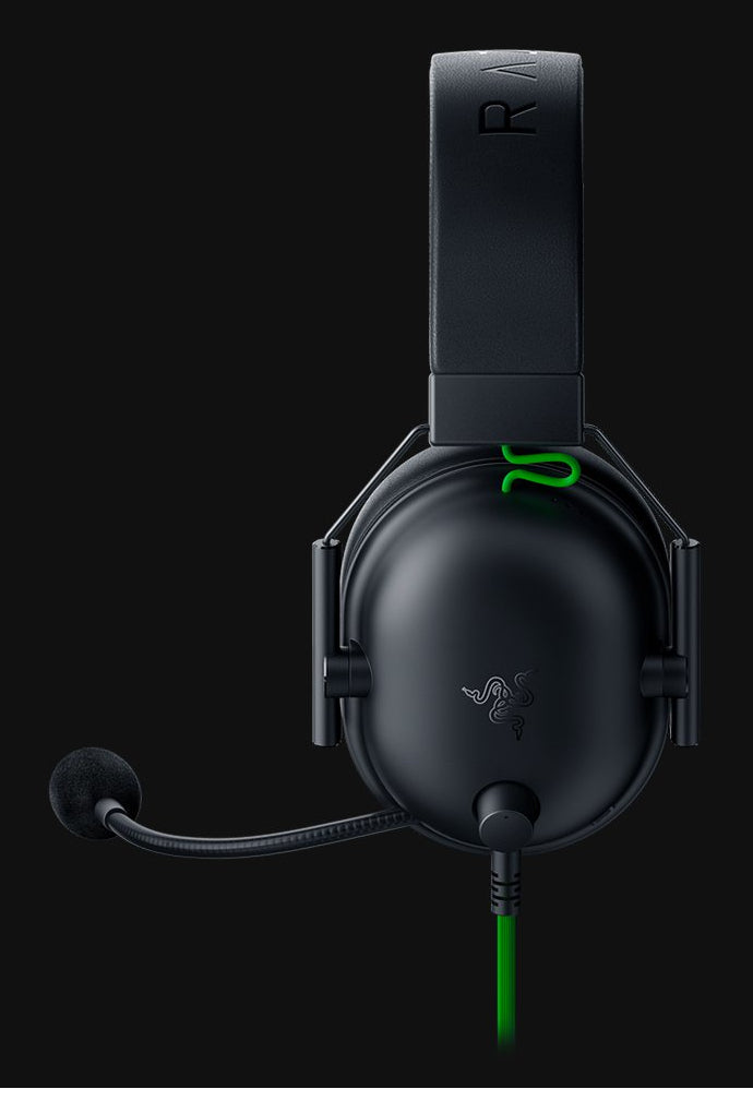 Razer BlackShark V2 X für PS Gaming-Headset – On-Ear, Stereo, Kabelgebunden, 3,5 mm Klinke, USB-C, Schwarz
