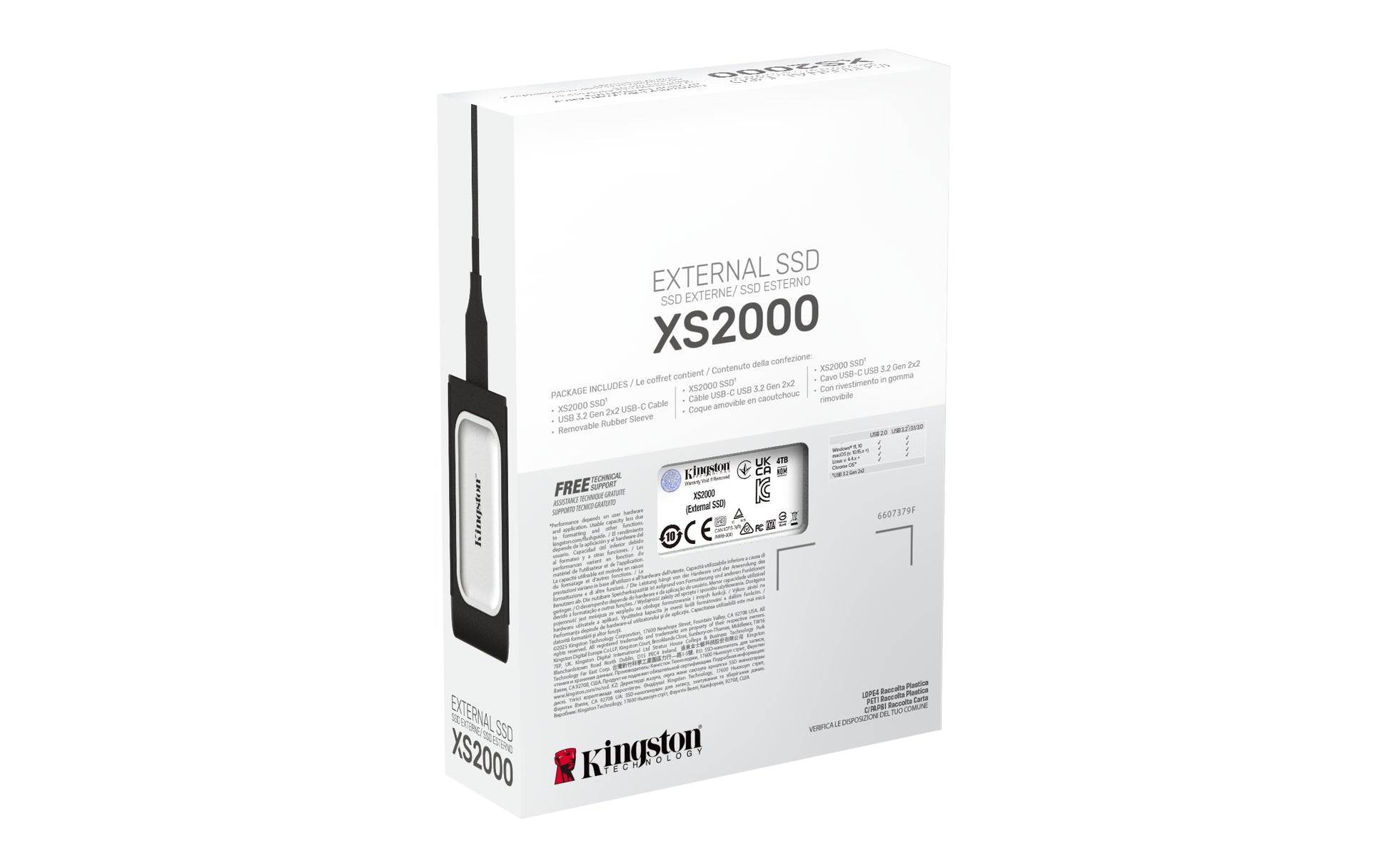 Kingston Technology Kingston XS2000 Portable SSD – 4 TB