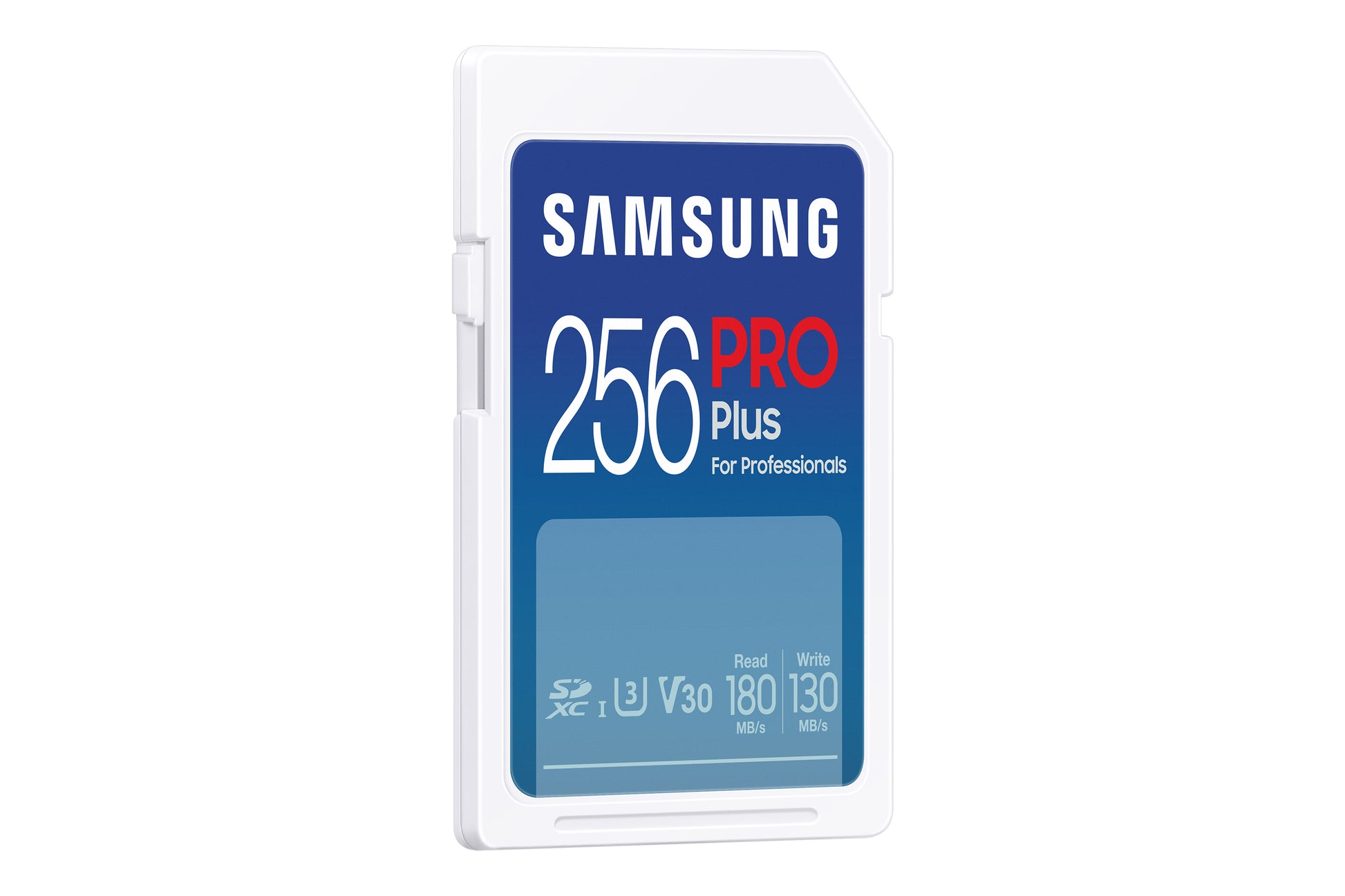 Samsung PRO Plus MB-SD256S SDXC 256 GB – UHS-I, Klasse 10, U3, V30, 180/130 MB/s