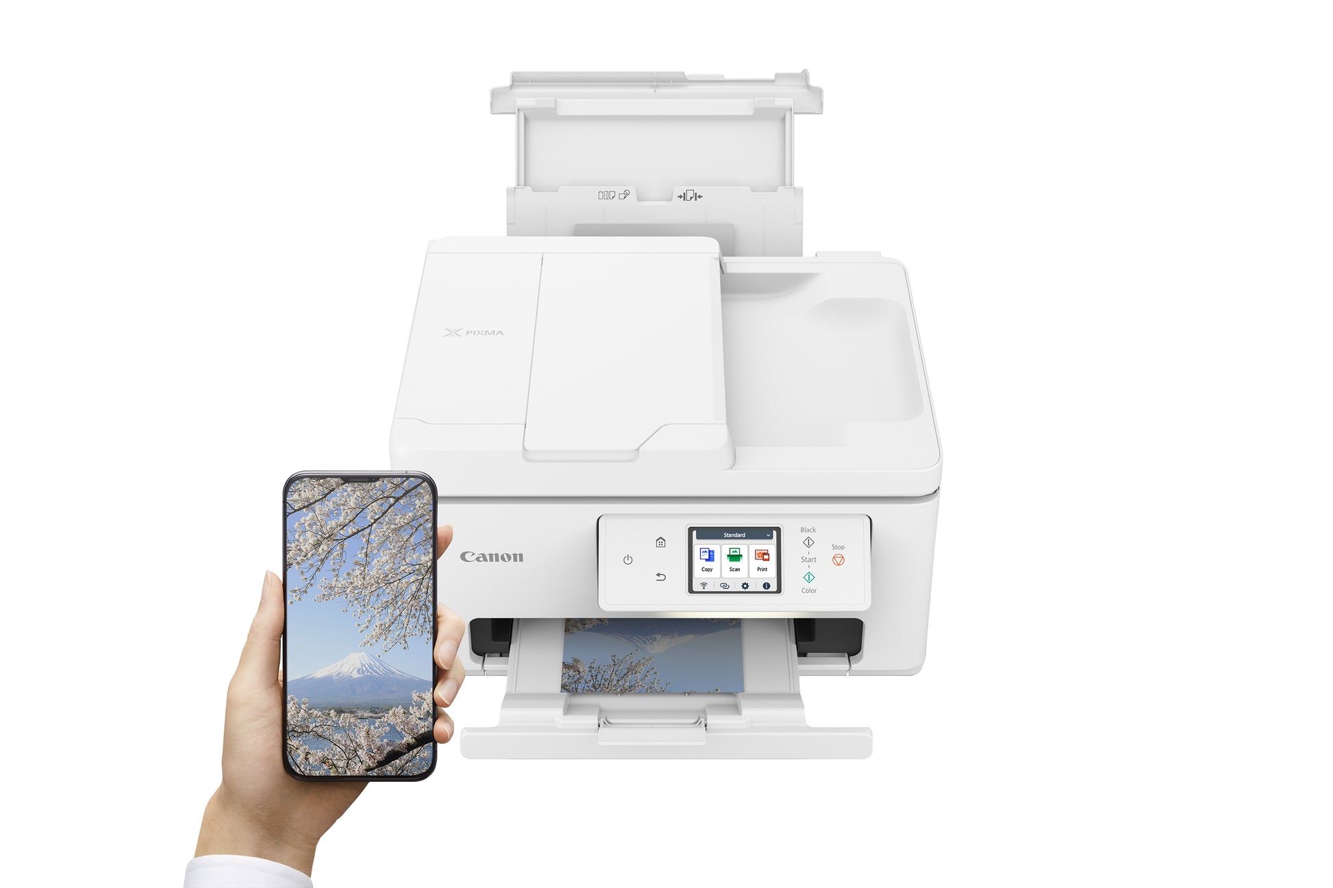 Canon PIXMA TS7750i – Farbiges Tintenstrahl-MFP A4, 3-in-1 – USB/WLAN – Duplex, ADF – 15 S./Min. S/W, 10 S./Min. Farbe