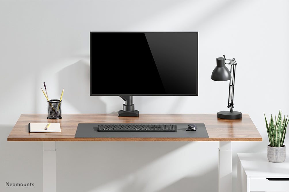 Neomounts DS70 DS70-450BL1 – Monitorarm, 1 Monitor, bis 42", Gasfeder, 180°-Stop, Schwarz