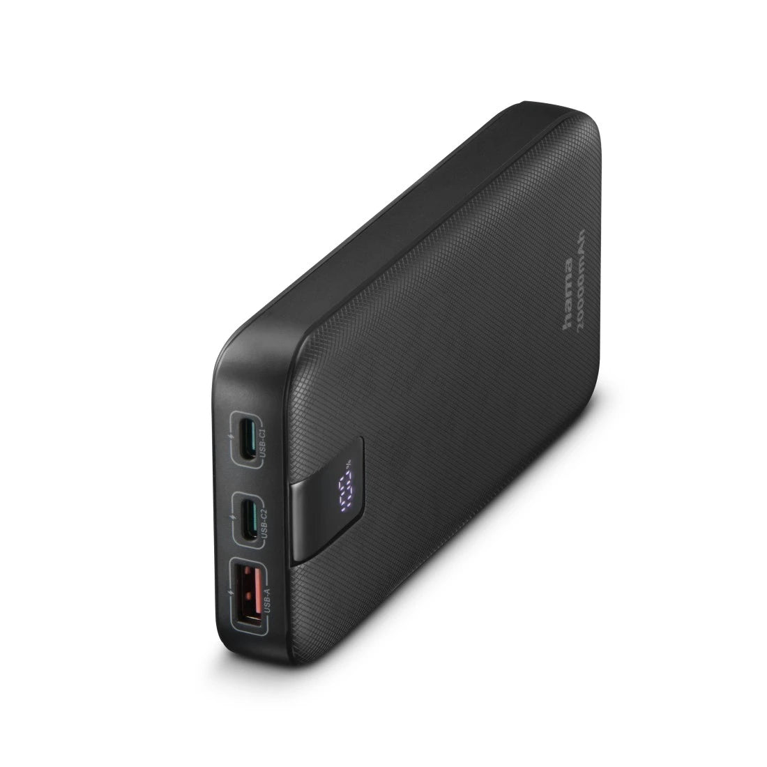 Hama Powerbank 20000 mAh, PD 20 W, 2× USB-C, 1× USB-A, Schwarz