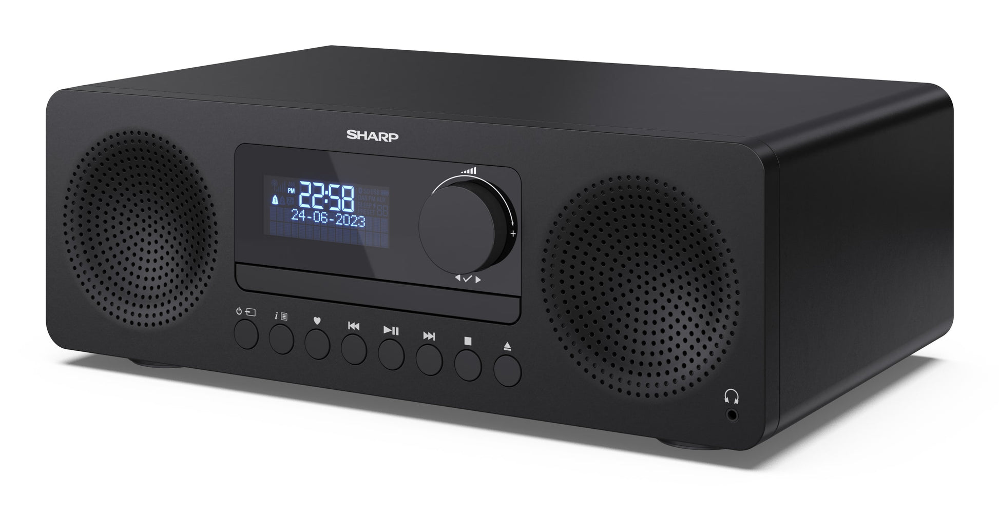 Sharp XL-B720D – Heim-Audio-Mikrosystem, Schwarz