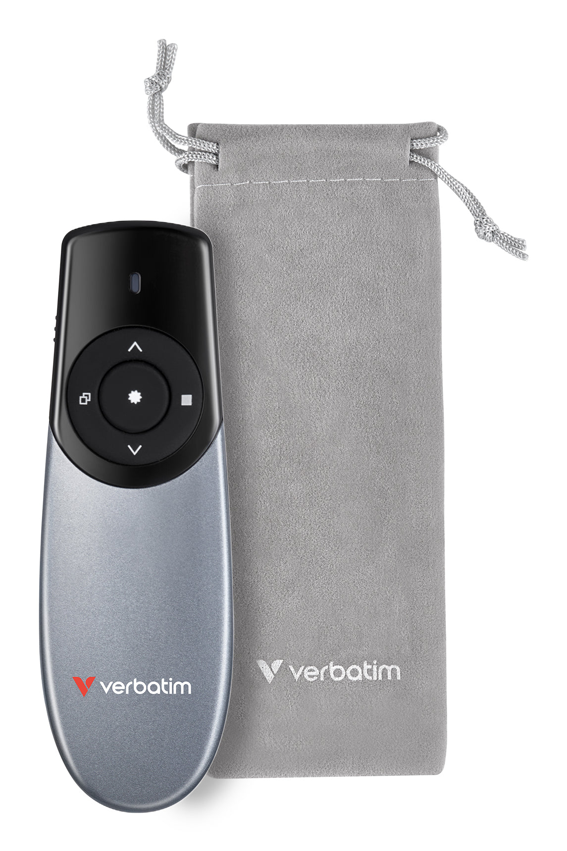 Verbatim Focus Wireless 32365 – Presenter, Laserklasse 1, 2,4 GHz, 100 m, Schwarz/Silber