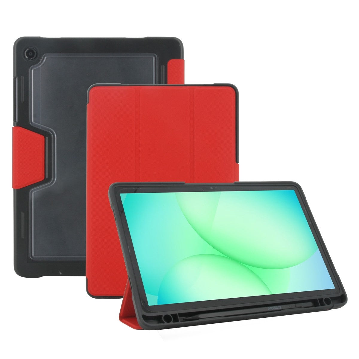 Mobilis Tablet-Hülle für Galaxy Tab A11+ 11" – Rot