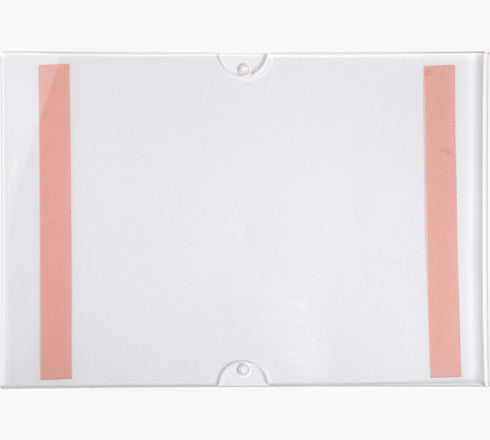 Exacompta Wandsichttasche – für A4 – 1 Fach – Wandmontage (Löcher, Klebestreifen) – transparent