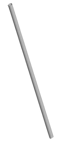 Zebra Montagepfosten, 61 cm