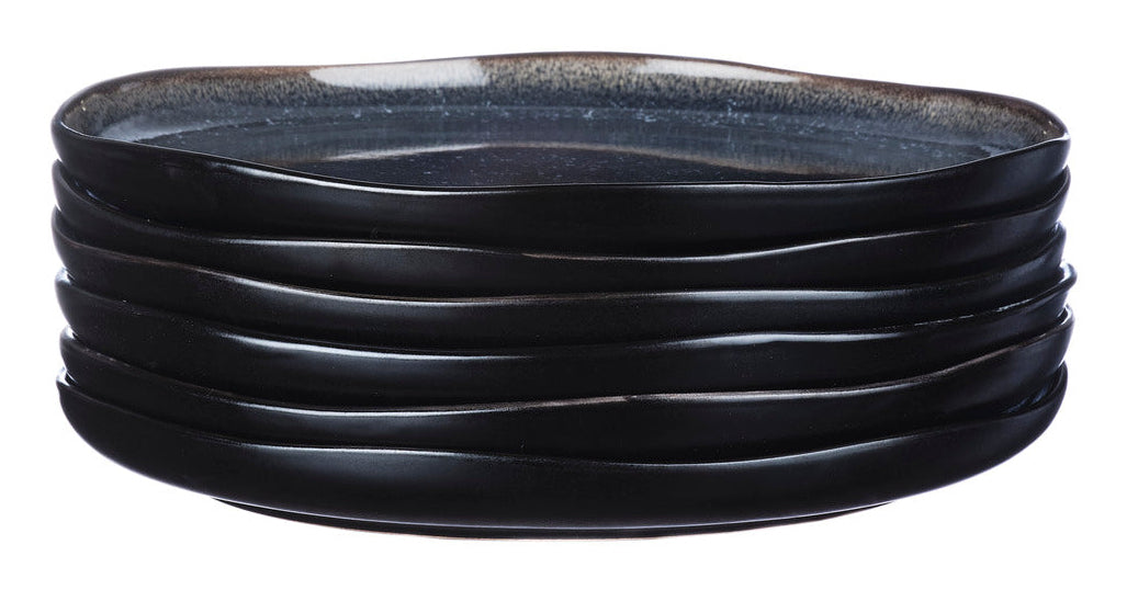 Björn IRIS Teller – Steinzeug, nachtblau, Ø 26 cm, 6 Stück