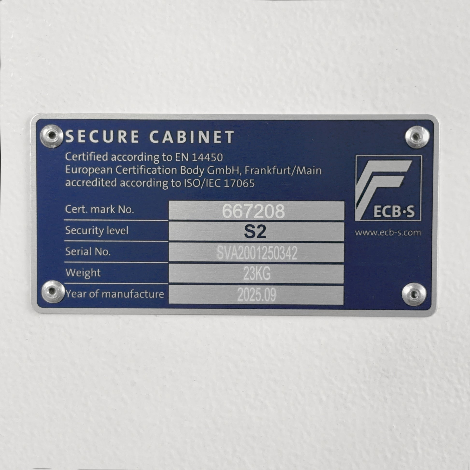 Phoenix Safe Co. Phoenix Tresor Fortress SS1451E – Elektronikschloss – 10 l – Bodenmontage – Weiss
