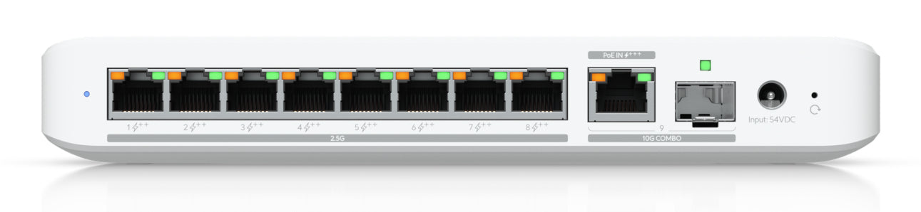 Ubiquiti UniFi – Managed Switch – 8×2.5G, 1×SFP+, L2, PoE++ 196 W