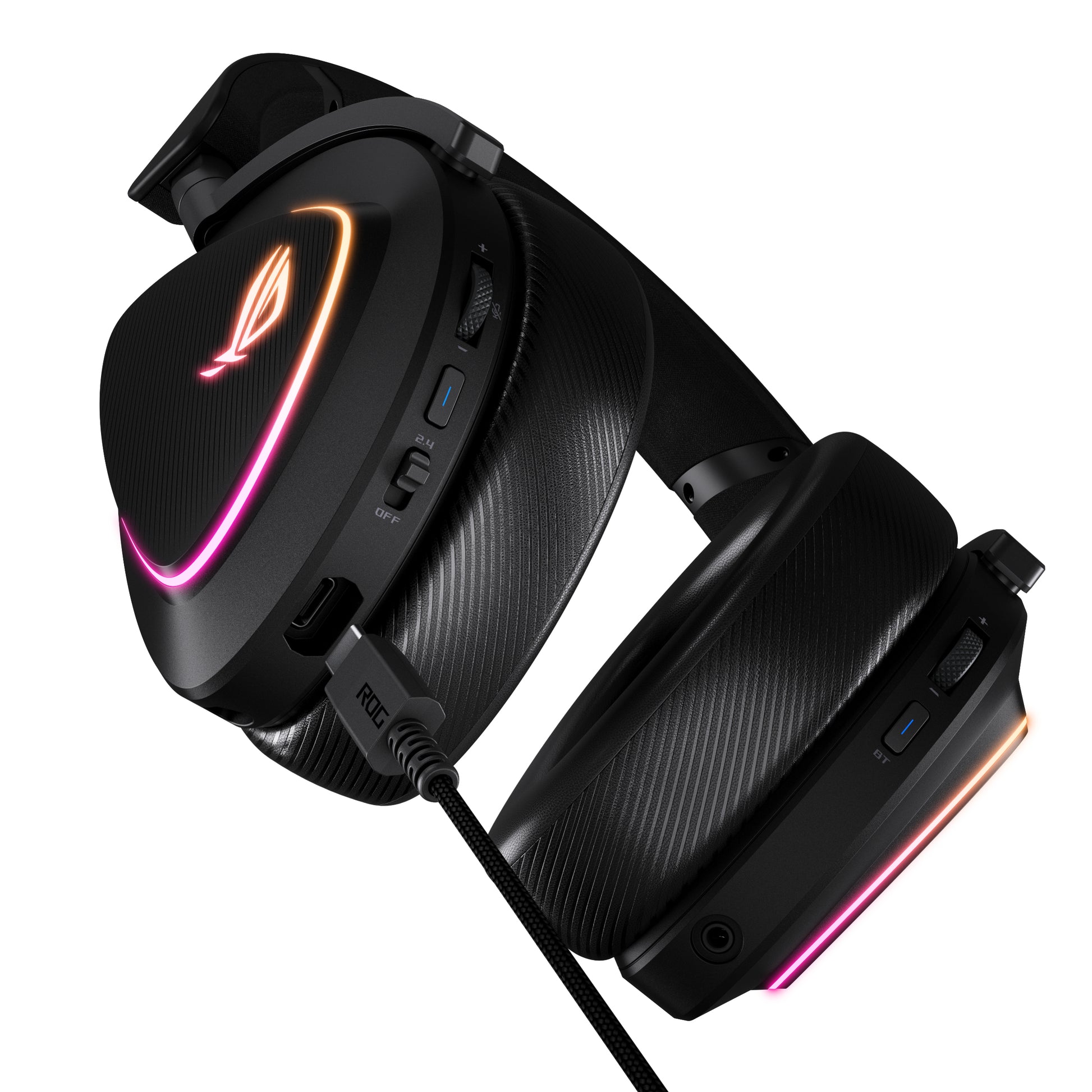 ASUS ROG Delta II – Gaming Over-Ear Headset – Bluetooth/USB-C – Schwarz – bis 140 h