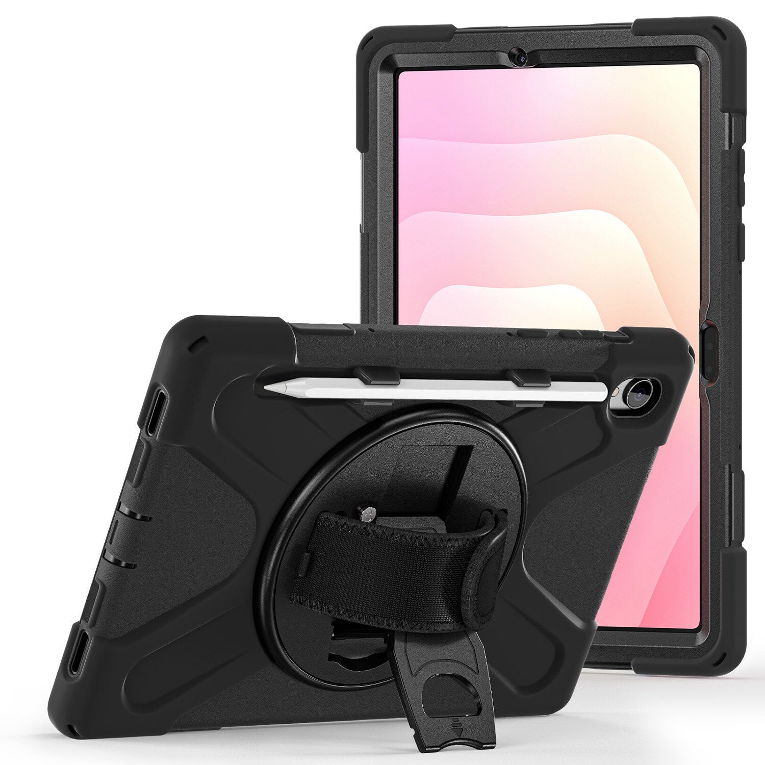 4smarts Rugged Case Grip Tablet-Hülle für Samsung Galaxy Tab S11 11" – Schwarz