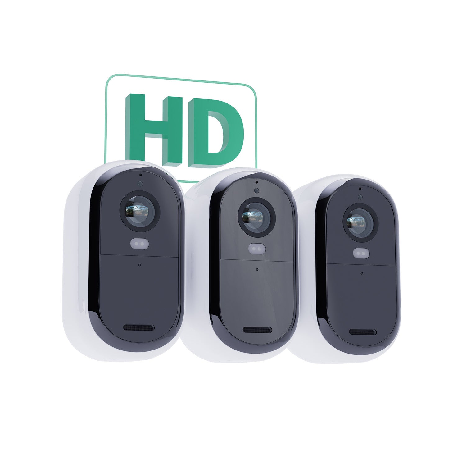 Arlo Essential2 VMK2350 IP-Kamera – Full HD, 2 MP, IP65, Weiss, 3er-Pack