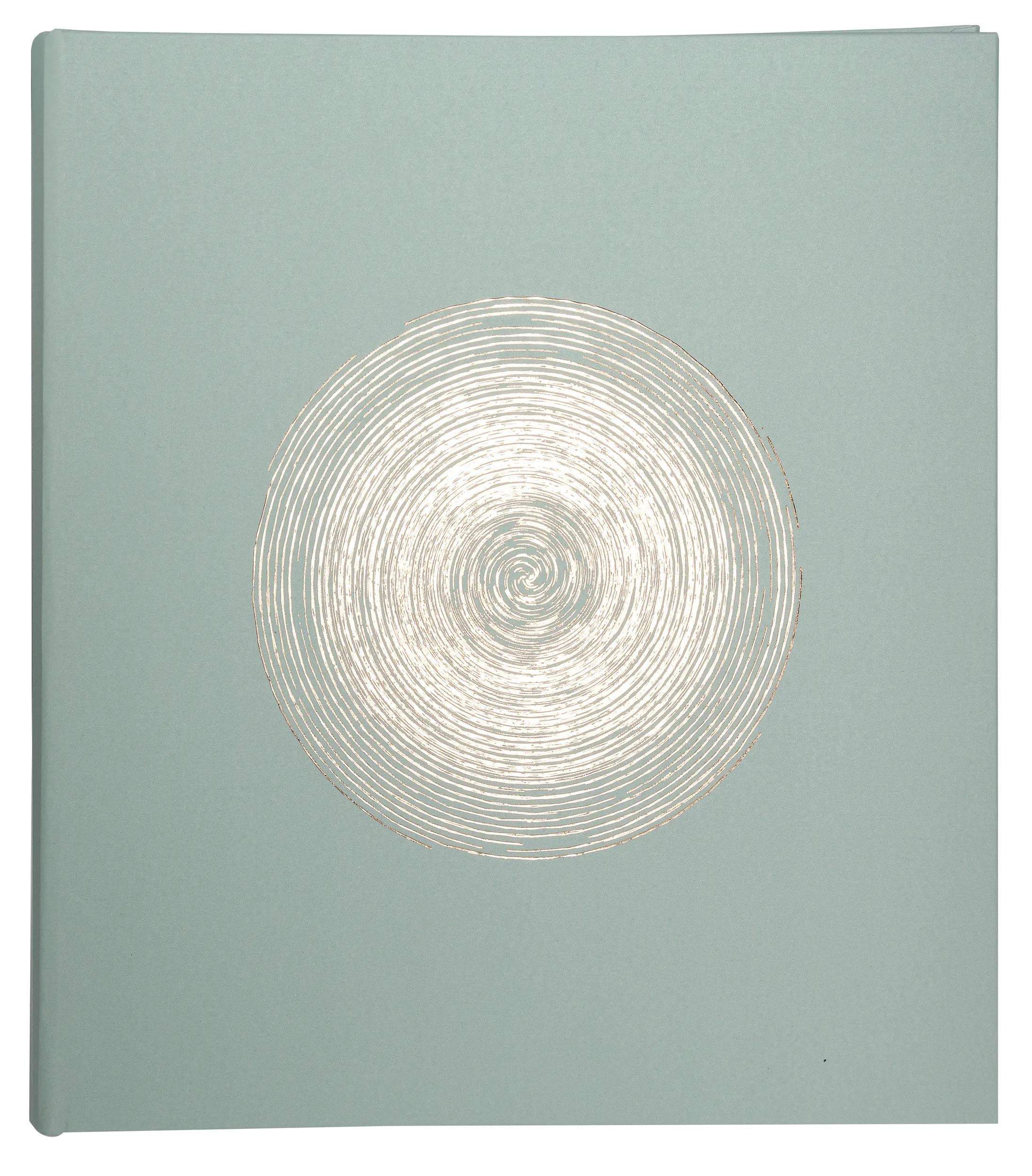 Exacompta Fotobuch, gebunden, 60 Seiten, weiss, 29 × 32 cm, grün, für 300 Fotos 10 × 15 cm, mit Pergamin