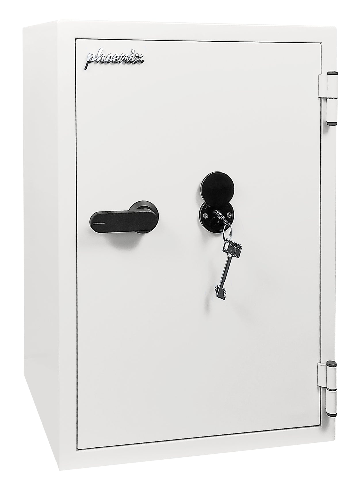 Phoenix Safe Co. Phoenix Tresor Fortress Pro SS1463K – Schlüsselschloss – 53 l – 60 Minuten Feuerschutz – Bodenmontage – Weiss