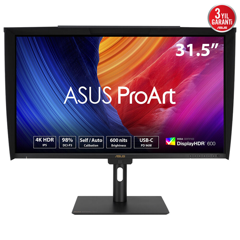 ASUS A32Uce – 31,5", 3840 × 2160 (4K), IPS, USB-C 96 W, KVM, DisplayHDR 600